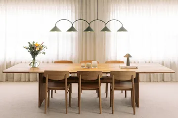 Lampa wisząca Curve 5 - Zielony - Globen Lighting