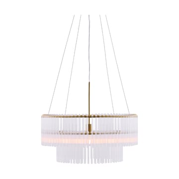 Lampa wisząca Hook 60 - Przezroczysty-szczotkowany mosiądz - Globen Lighting