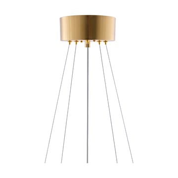 Lampa wisząca Hook 60 - Przezroczysty-szczotkowany mosiądz - Globen Lighting