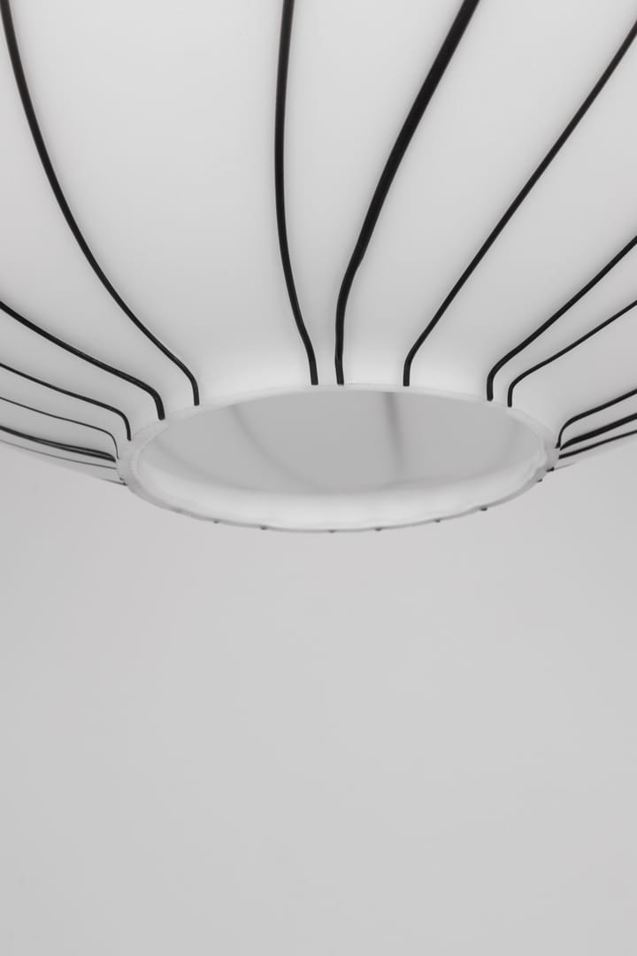 Lampa wisząca Lewis Ø30 cm - Biało-czarna - Globen Lighting