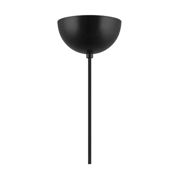Lampa wisząca Lou - 5, Biała tkanina bouclé-czarny, 67x67 cm - Globen Lighting