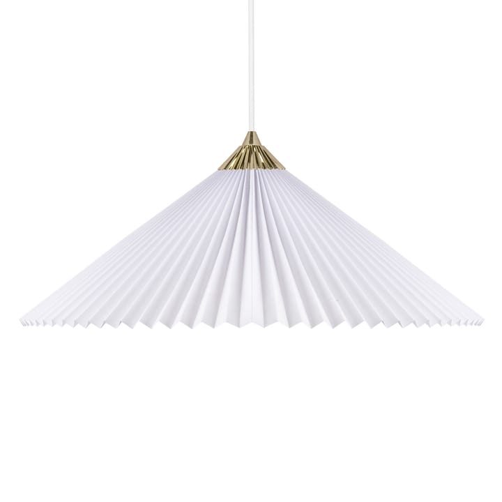Lampa wisząca Matisse Ø60 cm - Mosiądz-biały - Globen Lighting