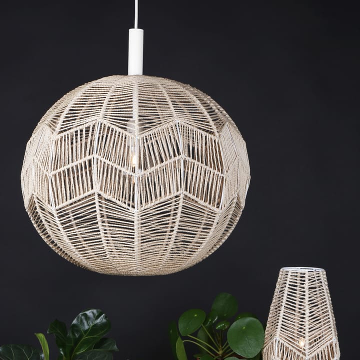 Lampa wisząca Missy Ø45 cm, Natura-biały Globen Lighting