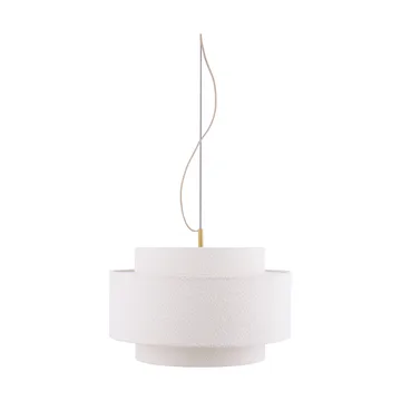 Lampa wisząca Noah Ø50 cm - Bouclé biały - Globen Lighting