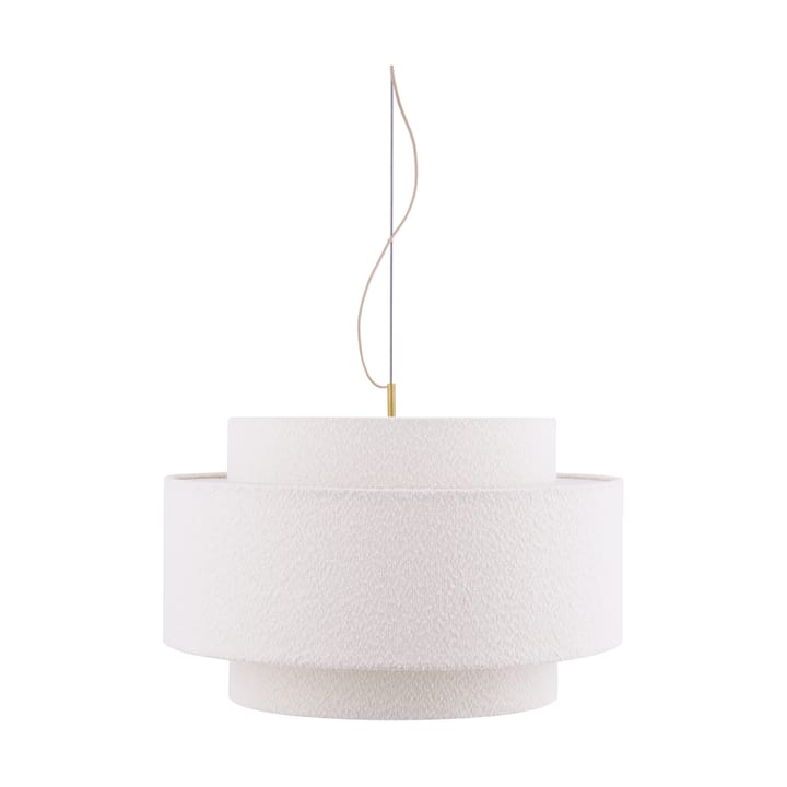 Lampa wisząca Noah Ø70 cm - Bouclé biały - Globen Lighting