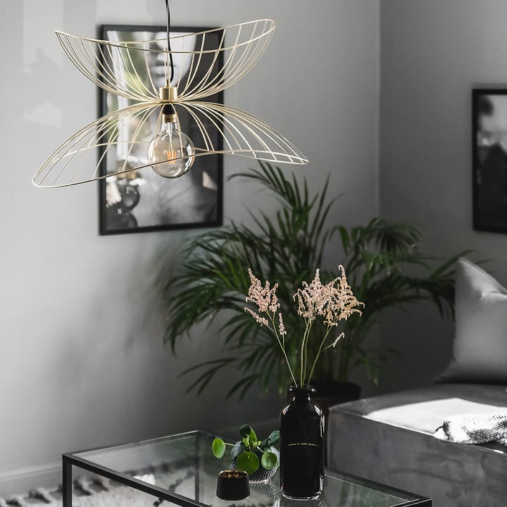 Lampa wisząca Ray Ø70 cm, mosiądz Globen Lighting