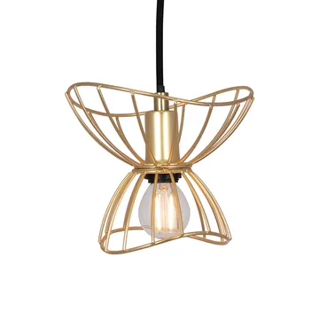 Lampa wisząca Ray mini Ø16 cm - Mosiądz szczotkowany - Globen Lighting
