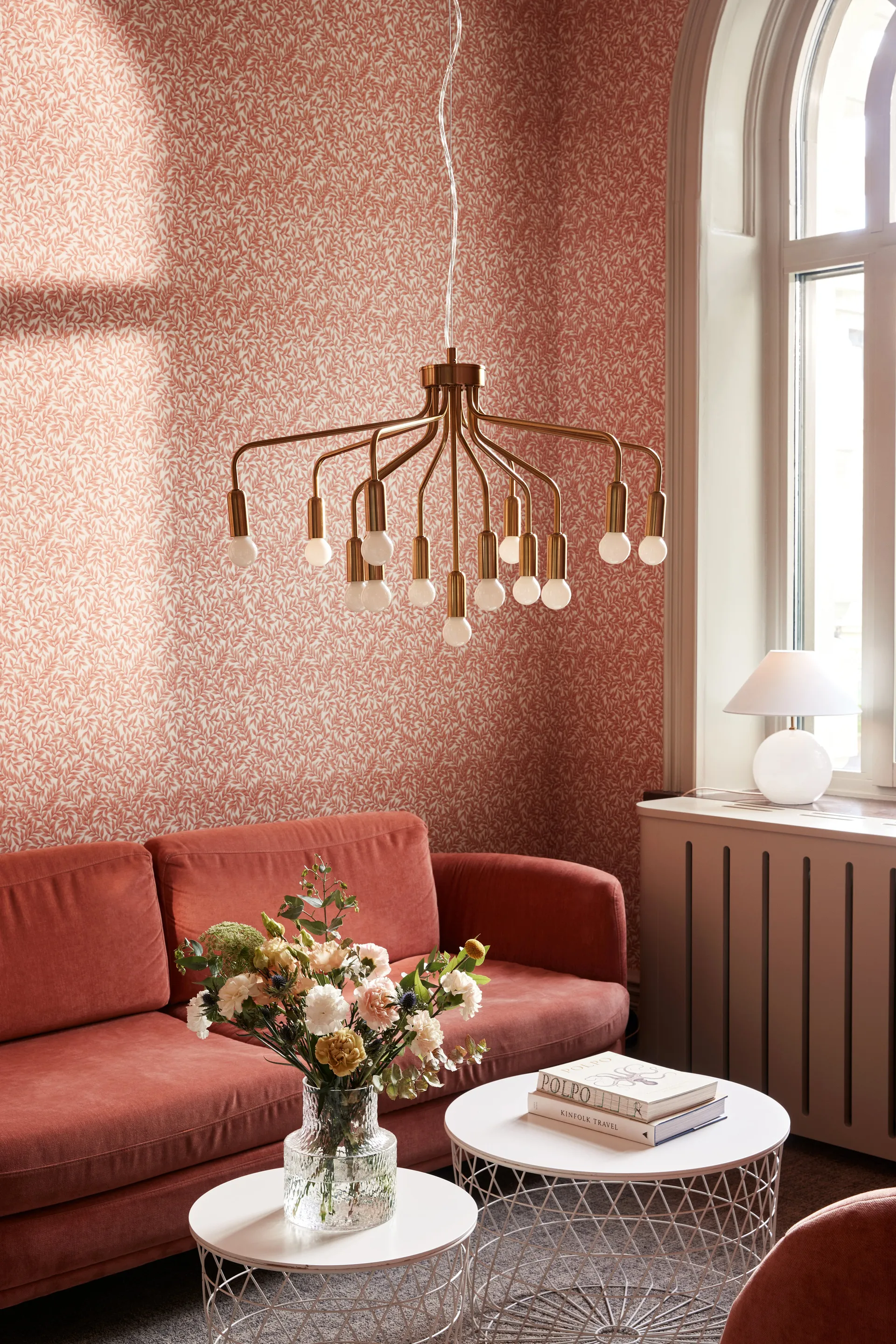 Lampa wisząca Roots 70, Szczotkowany mosiądz Globen Lighting