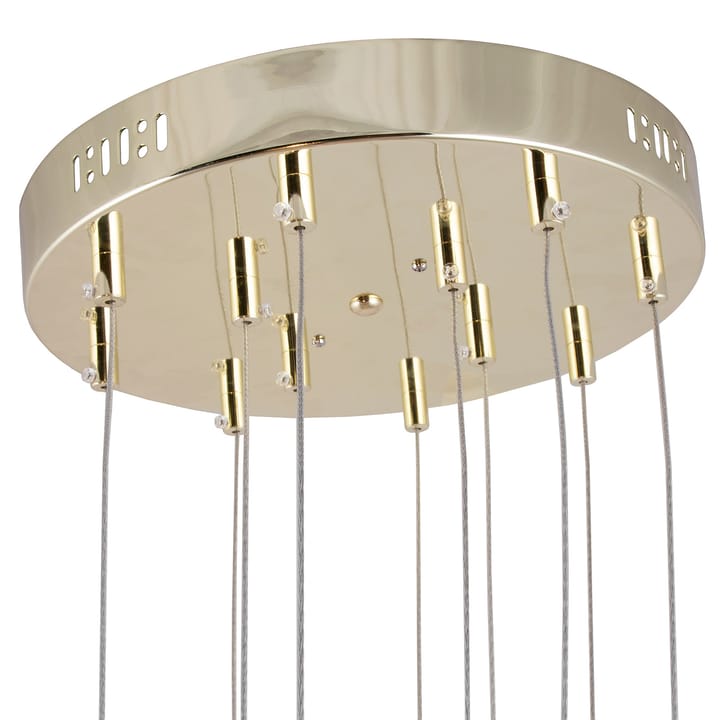 Lampa wisząca Skyfall, Bursztynowy Globen Lighting
