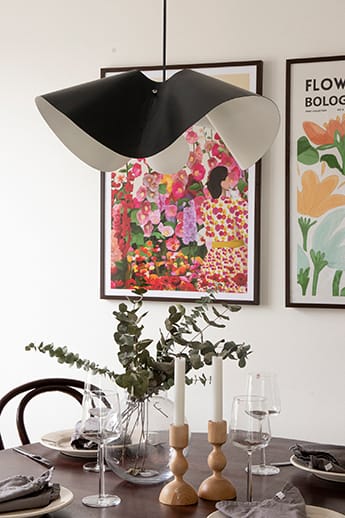 Lampa wisząca Volang Ø50 cm, Czarny Globen Lighting