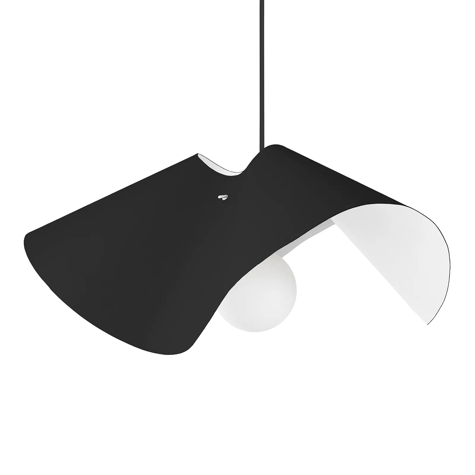 Lampa wisząca Volang Ø50 cm, Czarny Globen Lighting