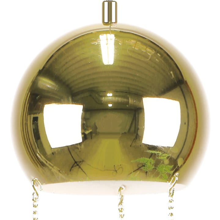 Lampa wisząca z doniczką Planter, mosiądz Globen Lighting