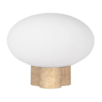 Mammut lampa stołowa Ø28 cm - Trawertyn - Globen Lighting