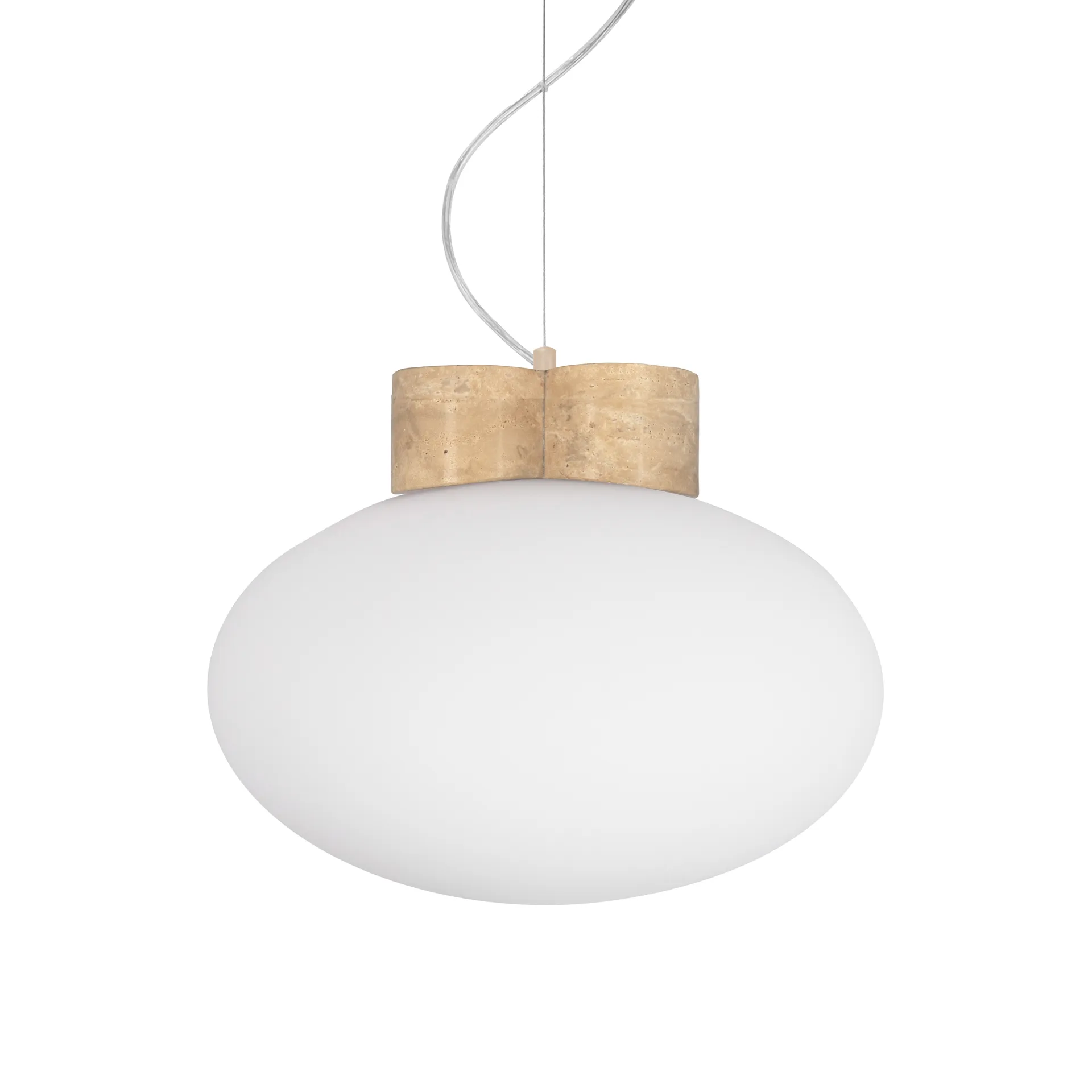 Mammut lampa wisząca Ø30 cm, Trawertyn Globen Lighting