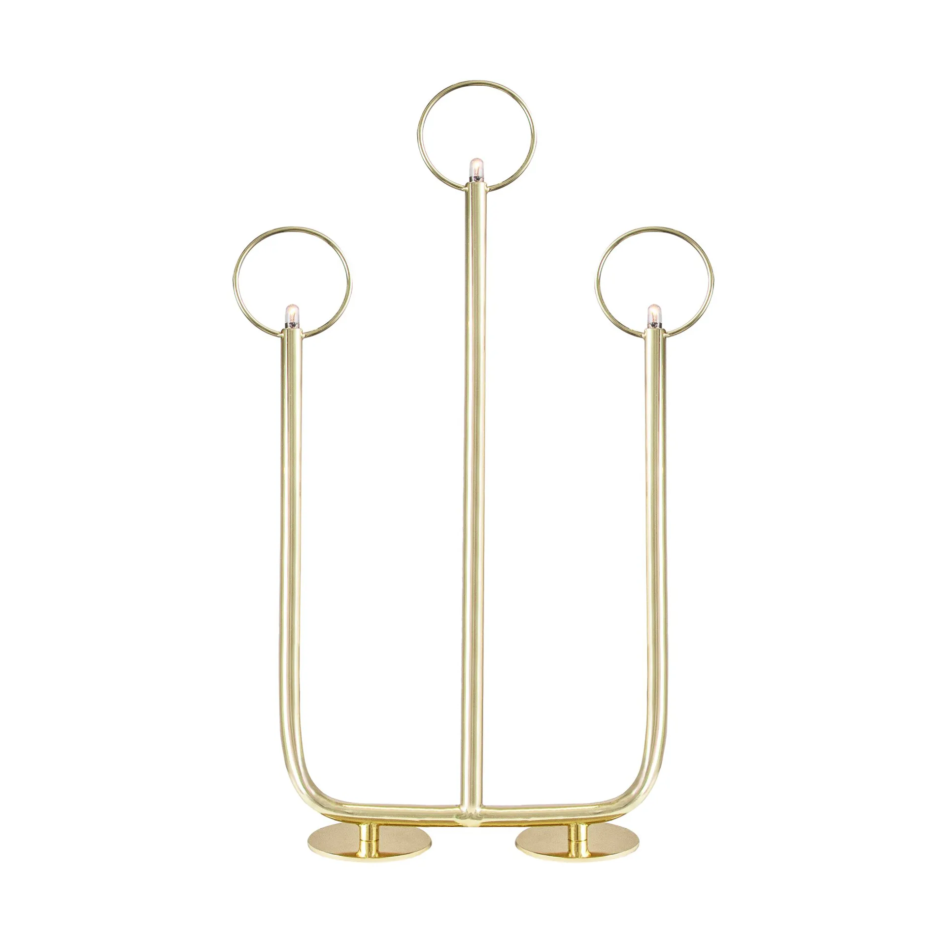 Natale 3 świecznik adwentowy, mosiądz Globen Lighting