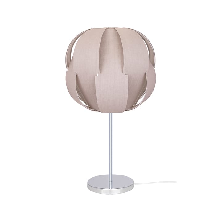 Pavot 25 lampa stołowa - beżowy, chromowany stojak - Globen Lighting