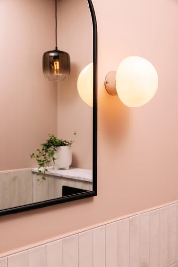 Plafon Fungo Ø16 cm - Biały-chrom - Globen Lighting