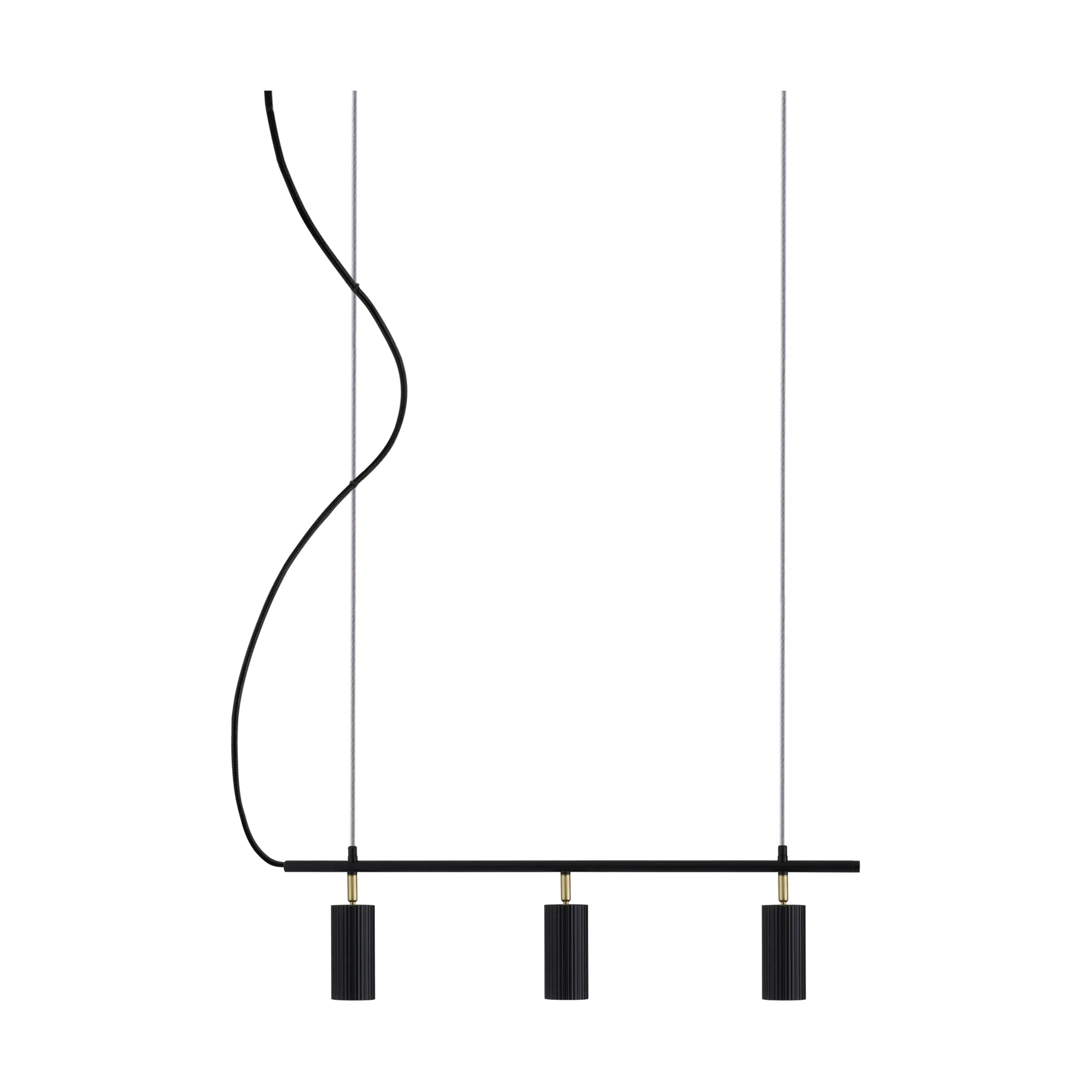 Plafon Hubble 3 Long, Czarny Globen Lighting