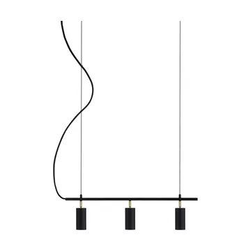 Plafon Hubble 3 Long - Czarny - Globen Lighting