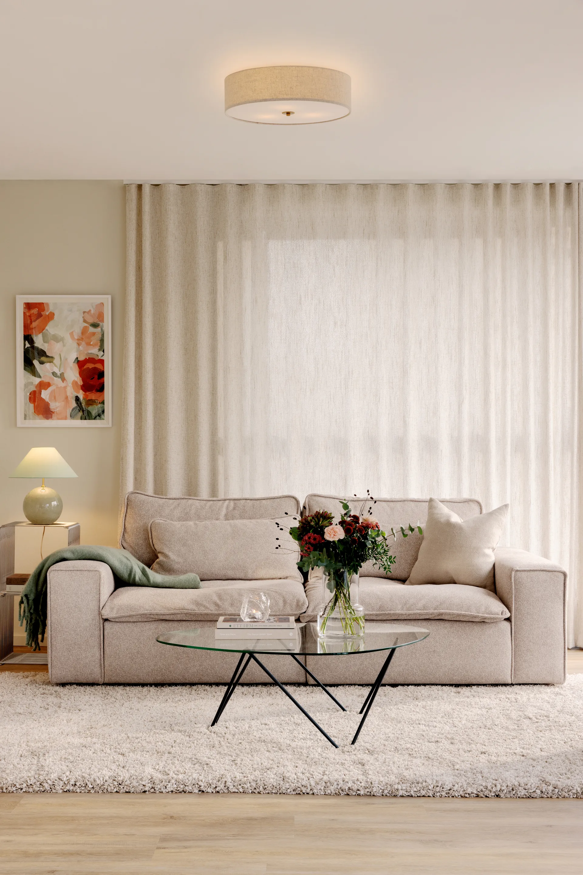 Plafon Noah 35, Beżowy Globen Lighting