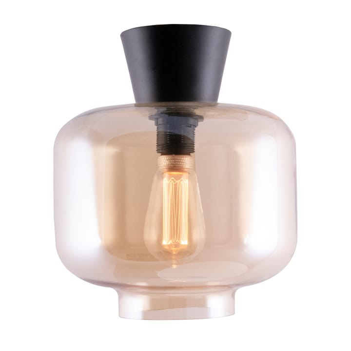 Plafon Ritz - bursztynowy - czarny - Globen Lighting