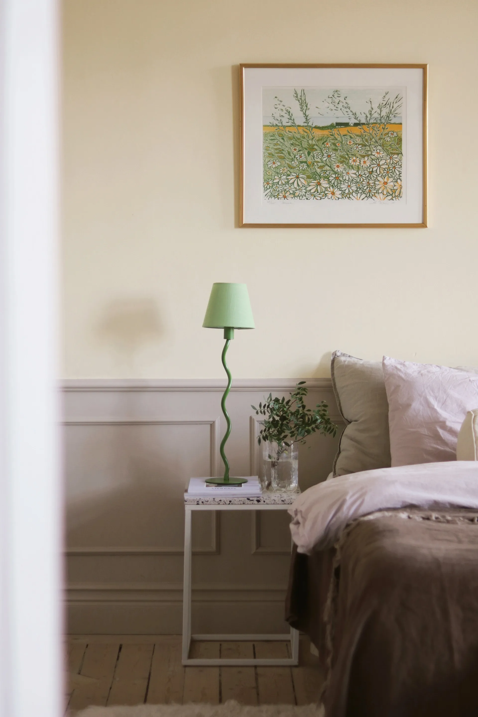 Podstawa lampy stołowej Twist 50, Zielona Globen Lighting