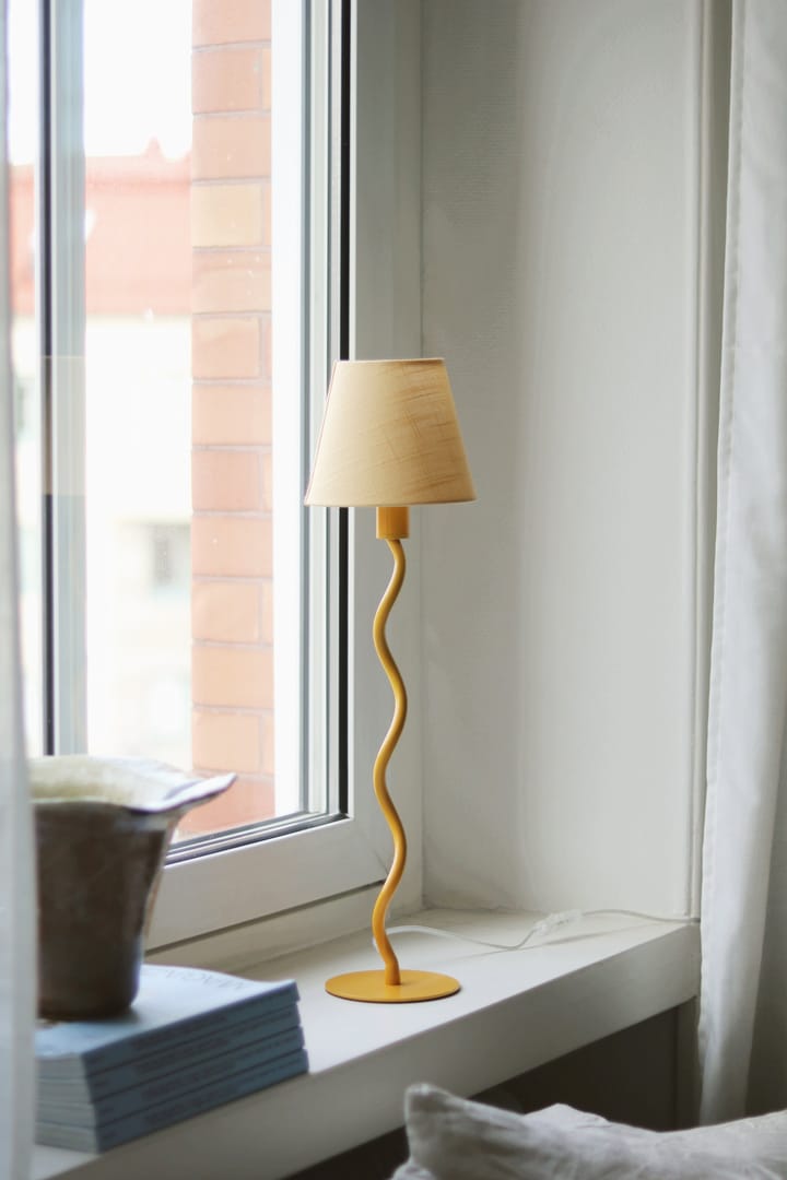 Podstawa lampy stołowej Twist 50, Żółta  Globen Lighting