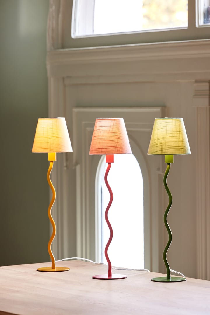 Podstawa lampy stołowej Twist 50 - Żółta  - Globen Lighting