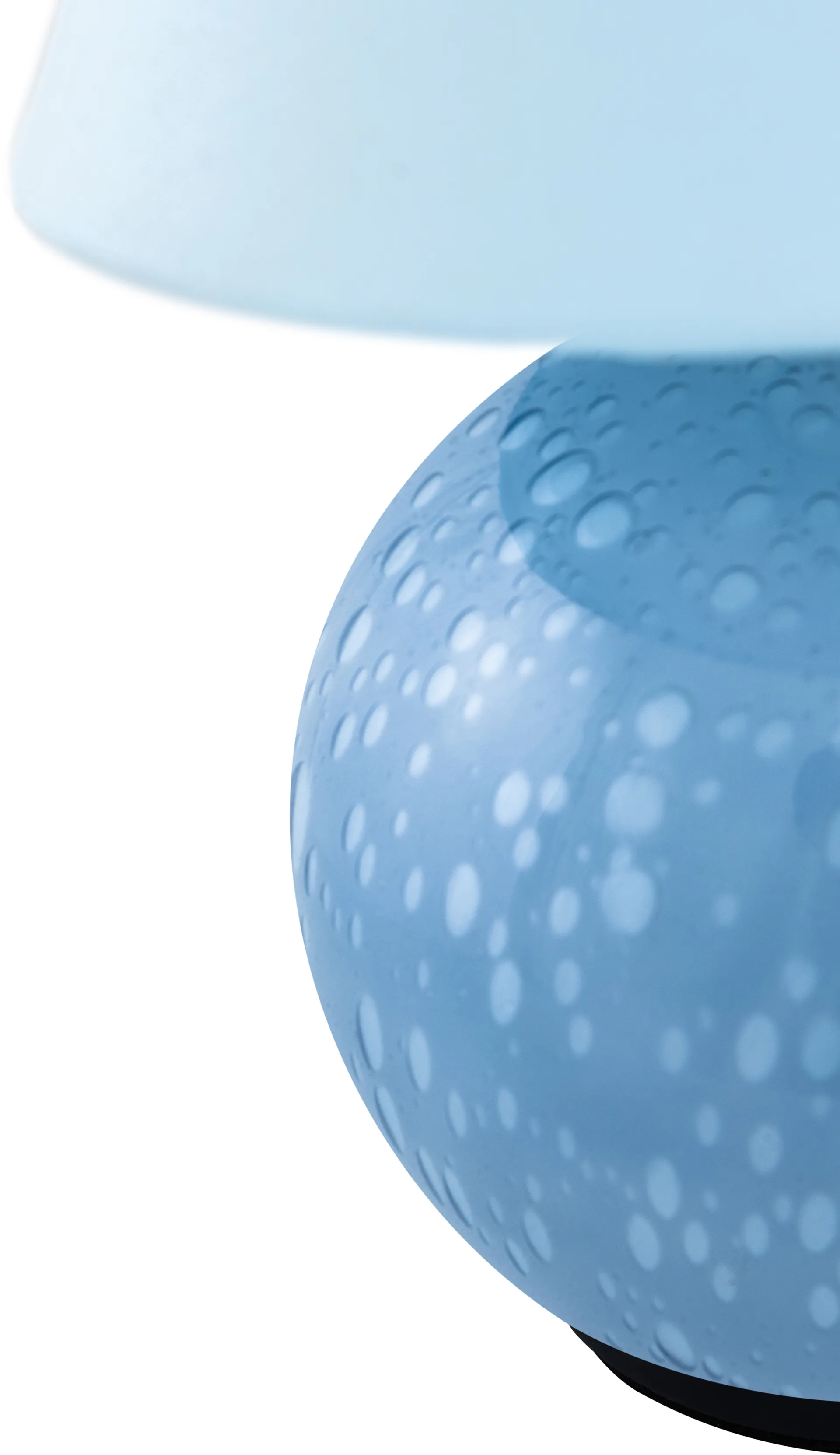 Przenośna lampa stołowa Iris 16, Błękit gołębi Globen Lighting