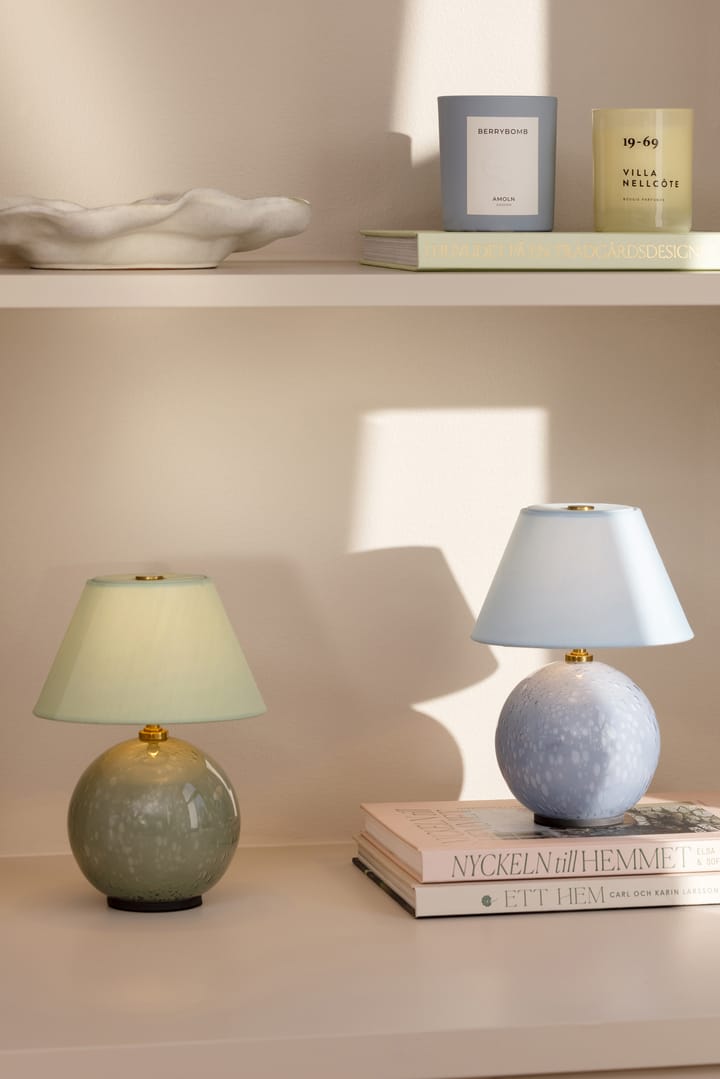 Przenośna lampa stołowa Iris 16 , Błękit gołębi Globen Lighting