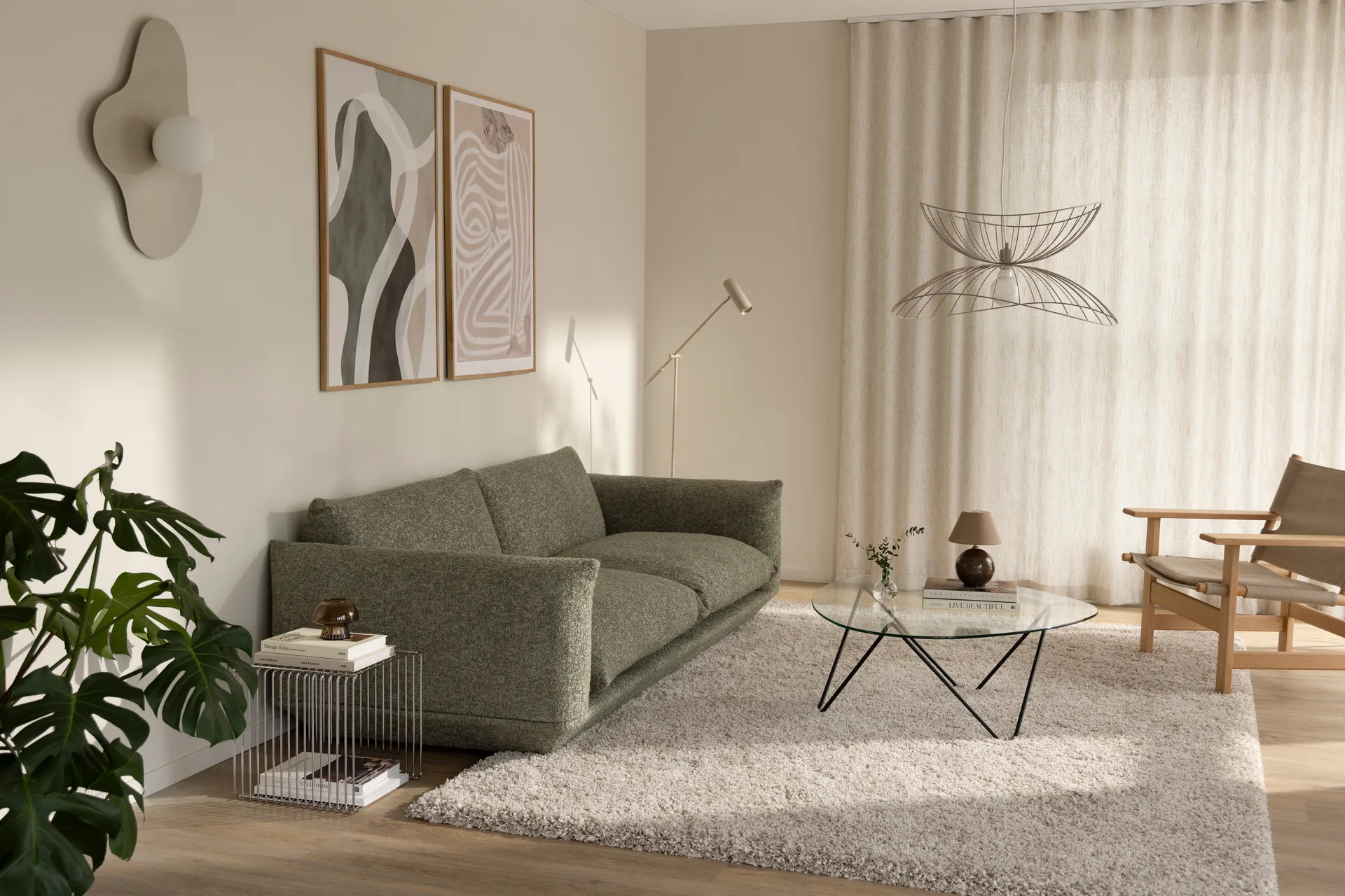 Przenośna lampa stołowa Iris 16, Mocha Globen Lighting