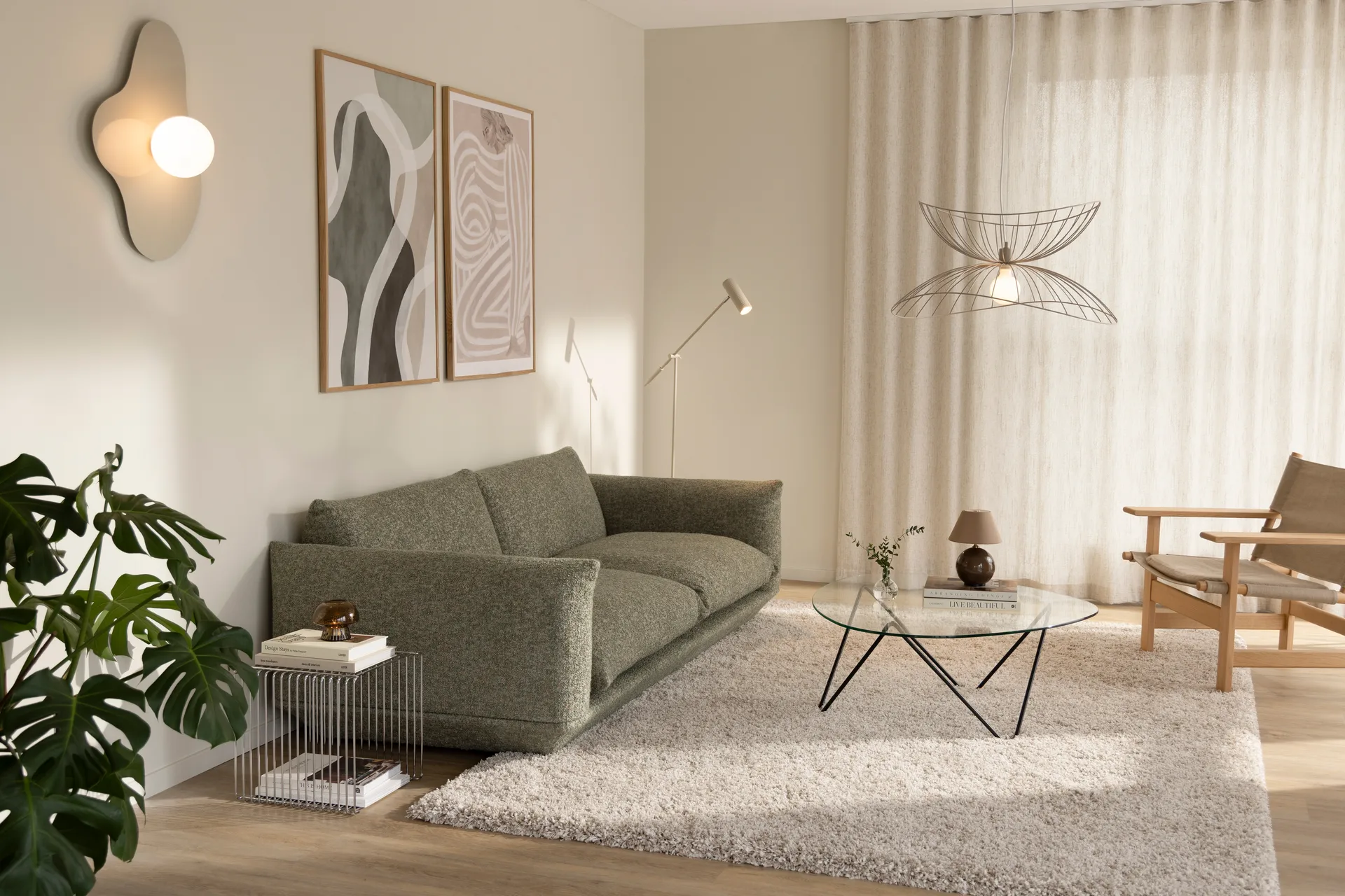 Przenośna lampa stołowa Iris 16, Mocha Globen Lighting