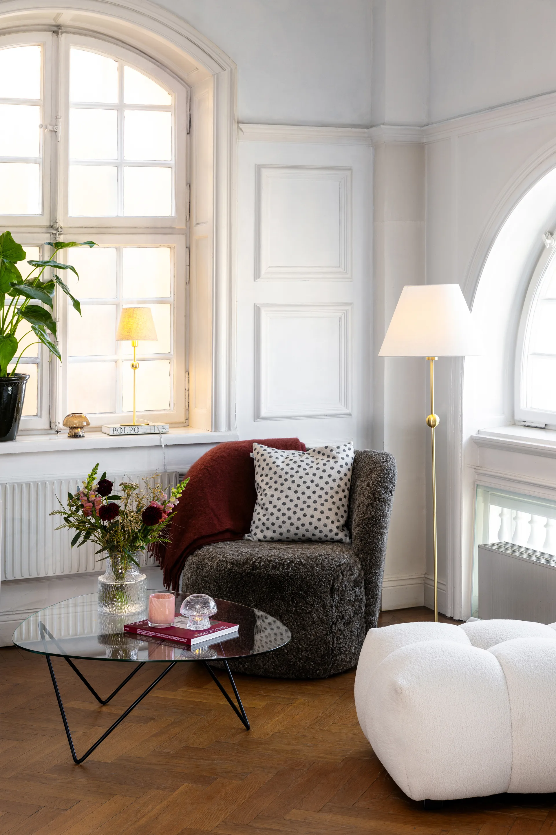 Sigrid 40 abażur, Biały Globen Lighting