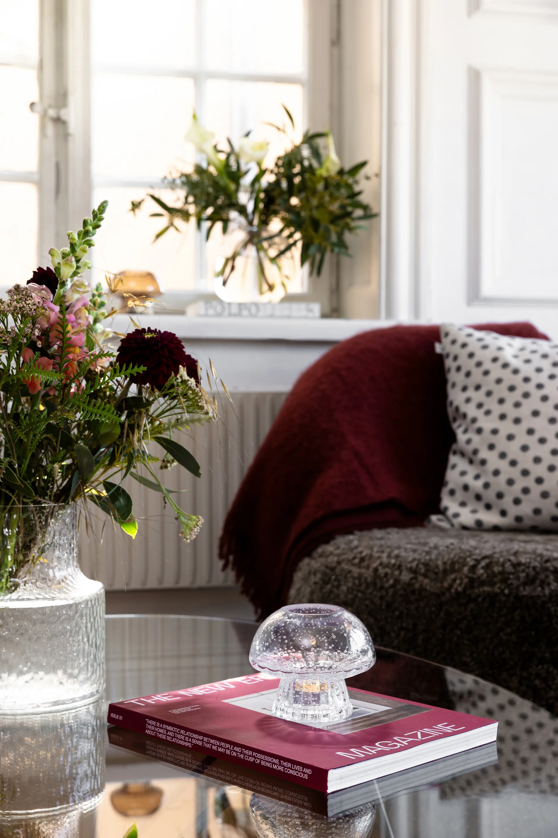 Świecznik Fungo 12 Special Edition, Przezroczysty Globen Lighting