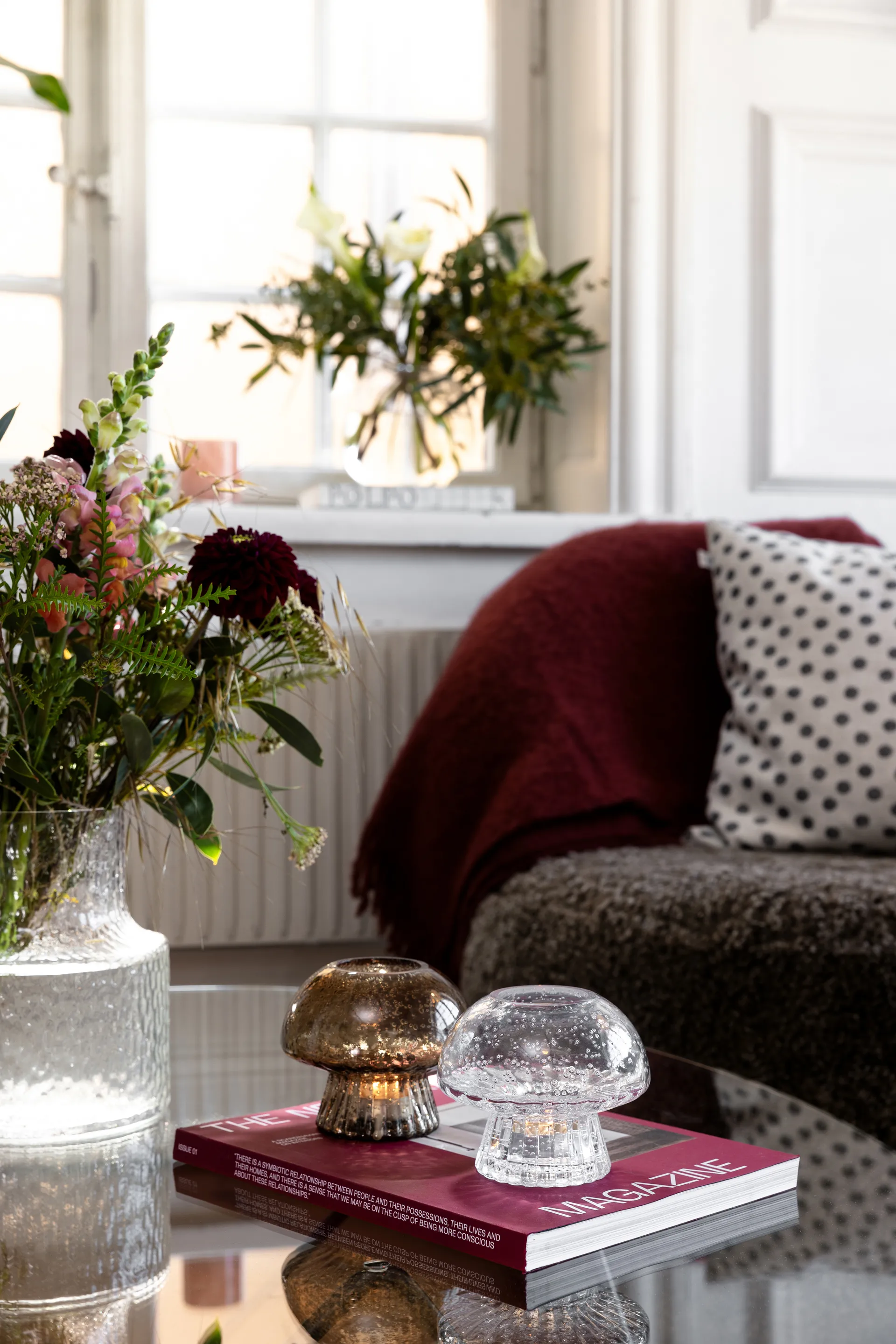 Świecznik Fungo 12 Special Edition, Przezroczysty Globen Lighting