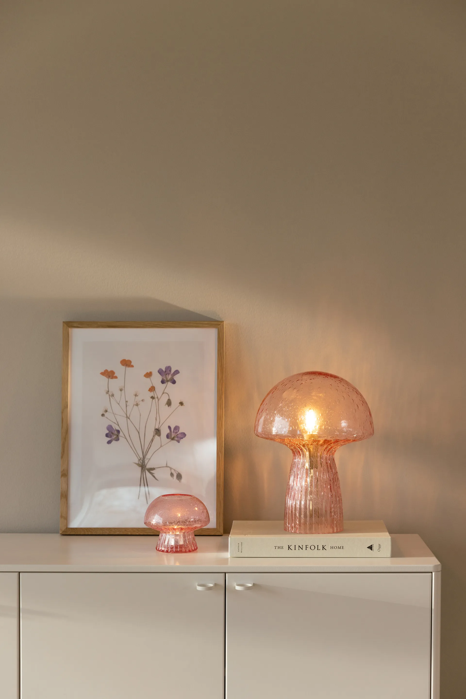 Świecznik Fungo 12 Special Edition, Różowy Globen Lighting