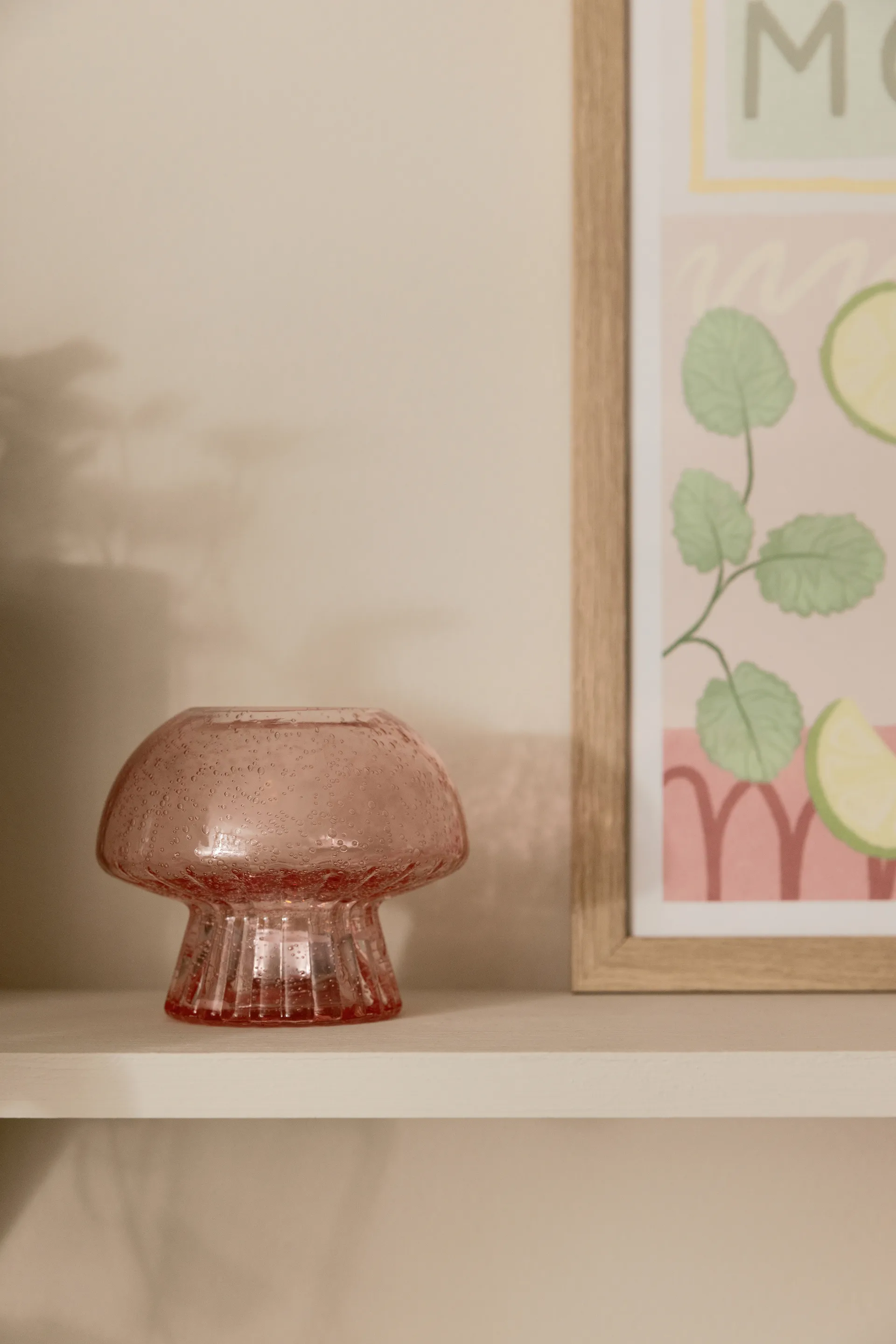 Świecznik Fungo 12 Special Edition, Różowy Globen Lighting