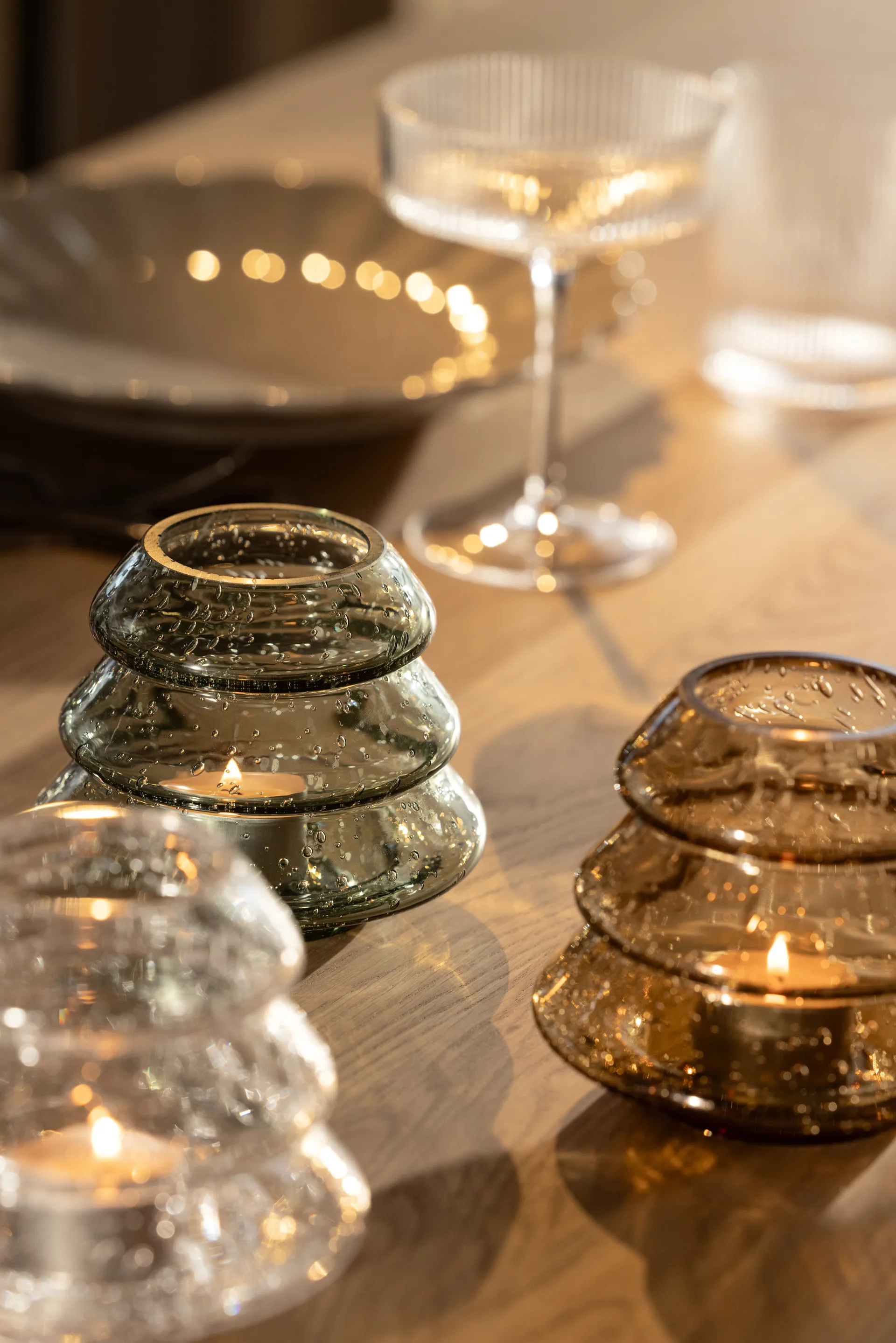 Świecznik Gran 12, Zielony Globen Lighting