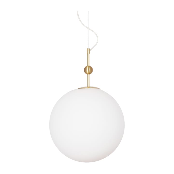 Wisząca lampa Astrid Ø40 cm - Szczotkowany mosiądz-biały - Globen Lighting
