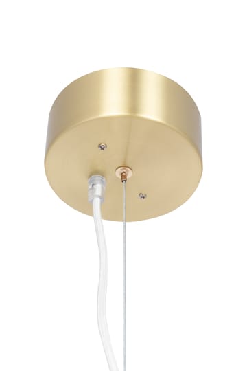 Wisząca lampa Astrid Ø50 cm - Szczotkowany mosiądz-biały - Globen Lighting
