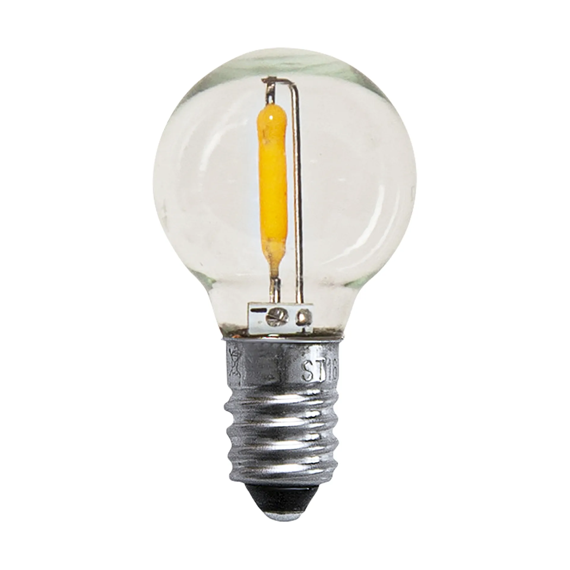 Źródło światła E10 LED Kula 0,5W 3-Pack, Jasny Globen Lighting