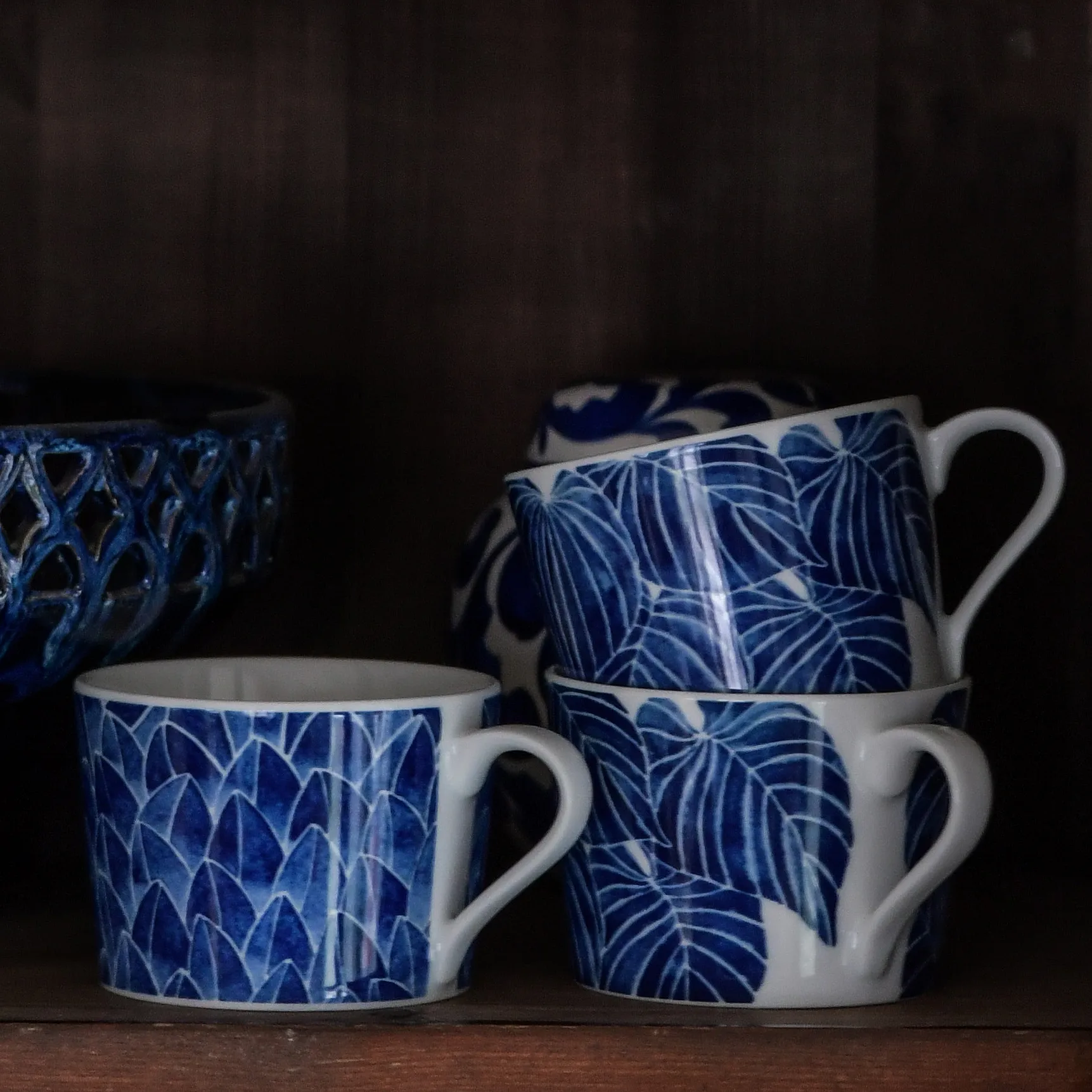 Botanica filiżanka z uchem, Funkia Götefors Porslin