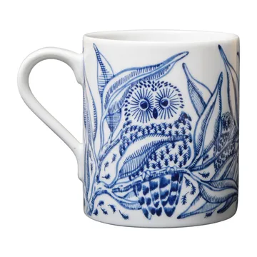 Owls at night kubek 350 ml - Niebieski - Götefors Porslin
