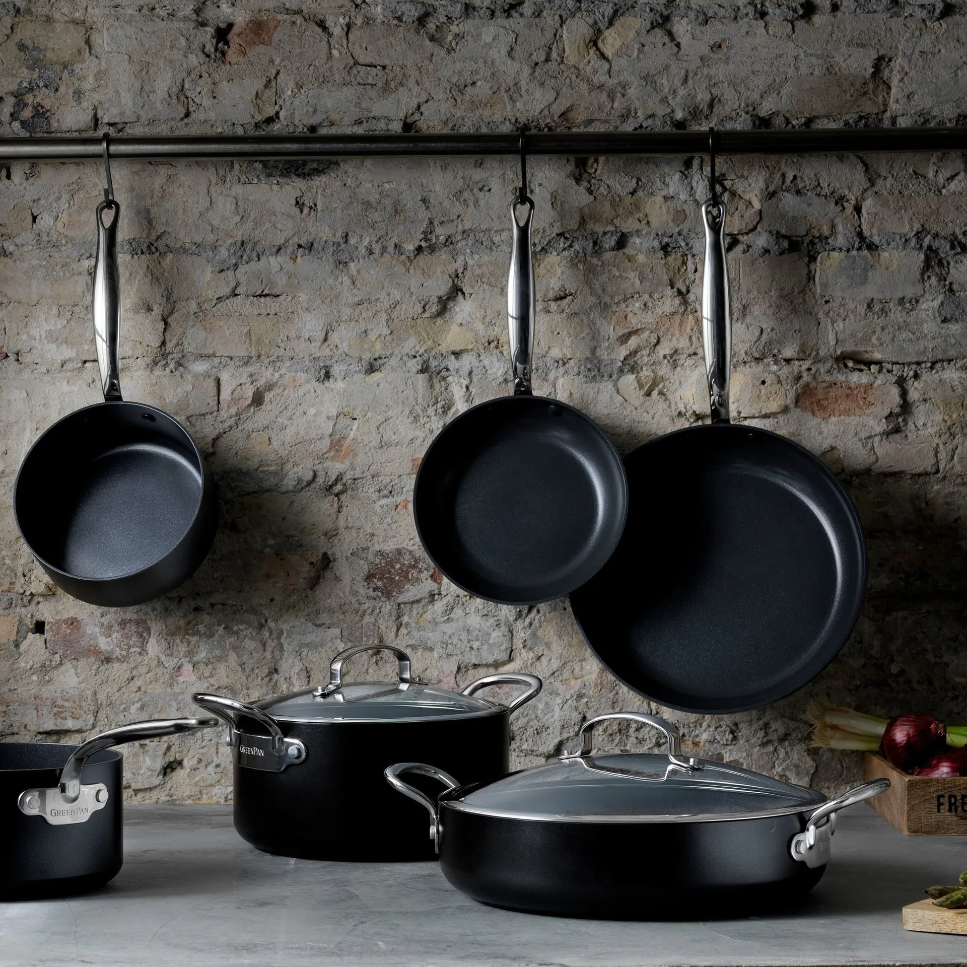 Patelnia Barcelona z pokrywą, 30 cm GreenPan