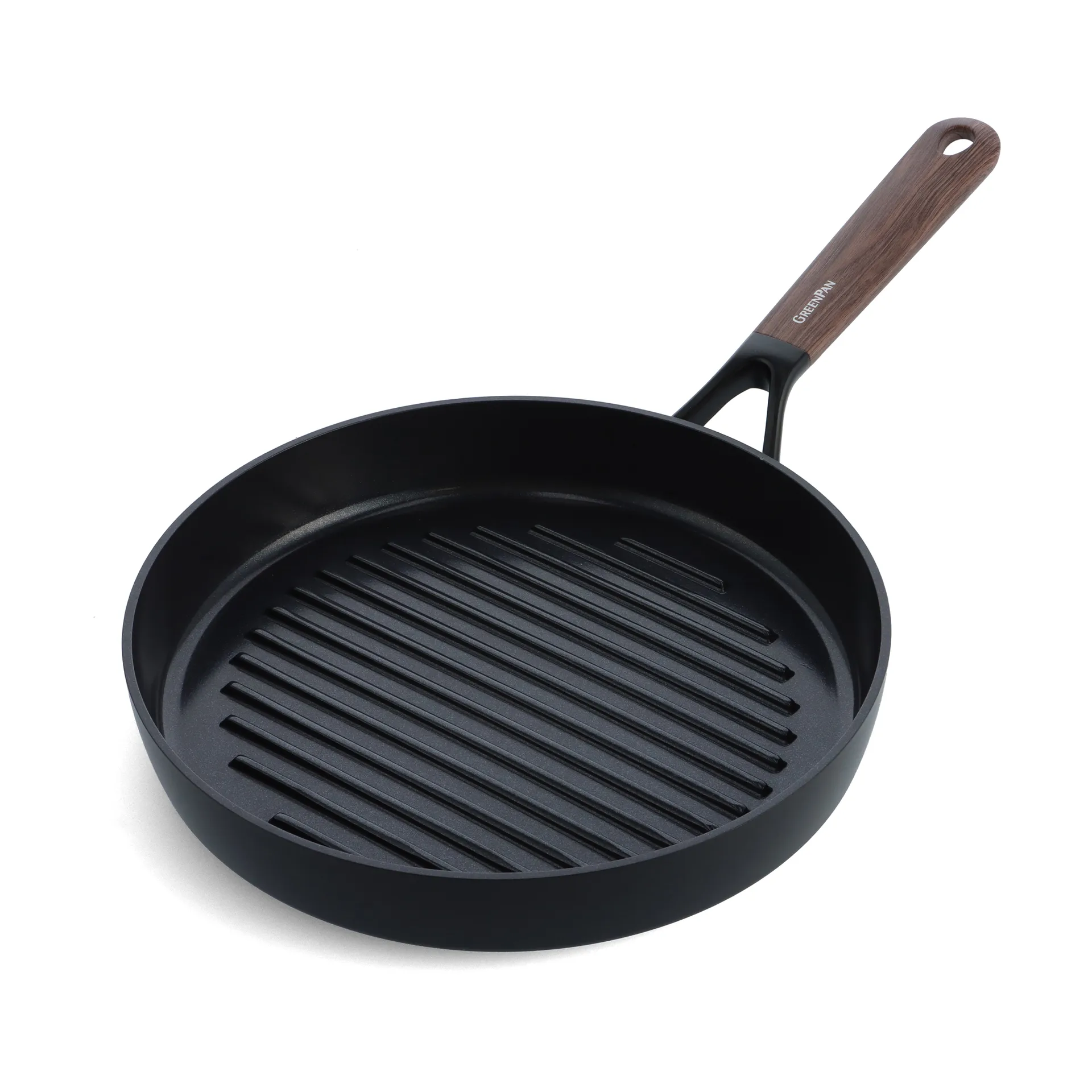 Patelnia grillowa Eco Smartshape 28 cm, Dark wood GreenPan