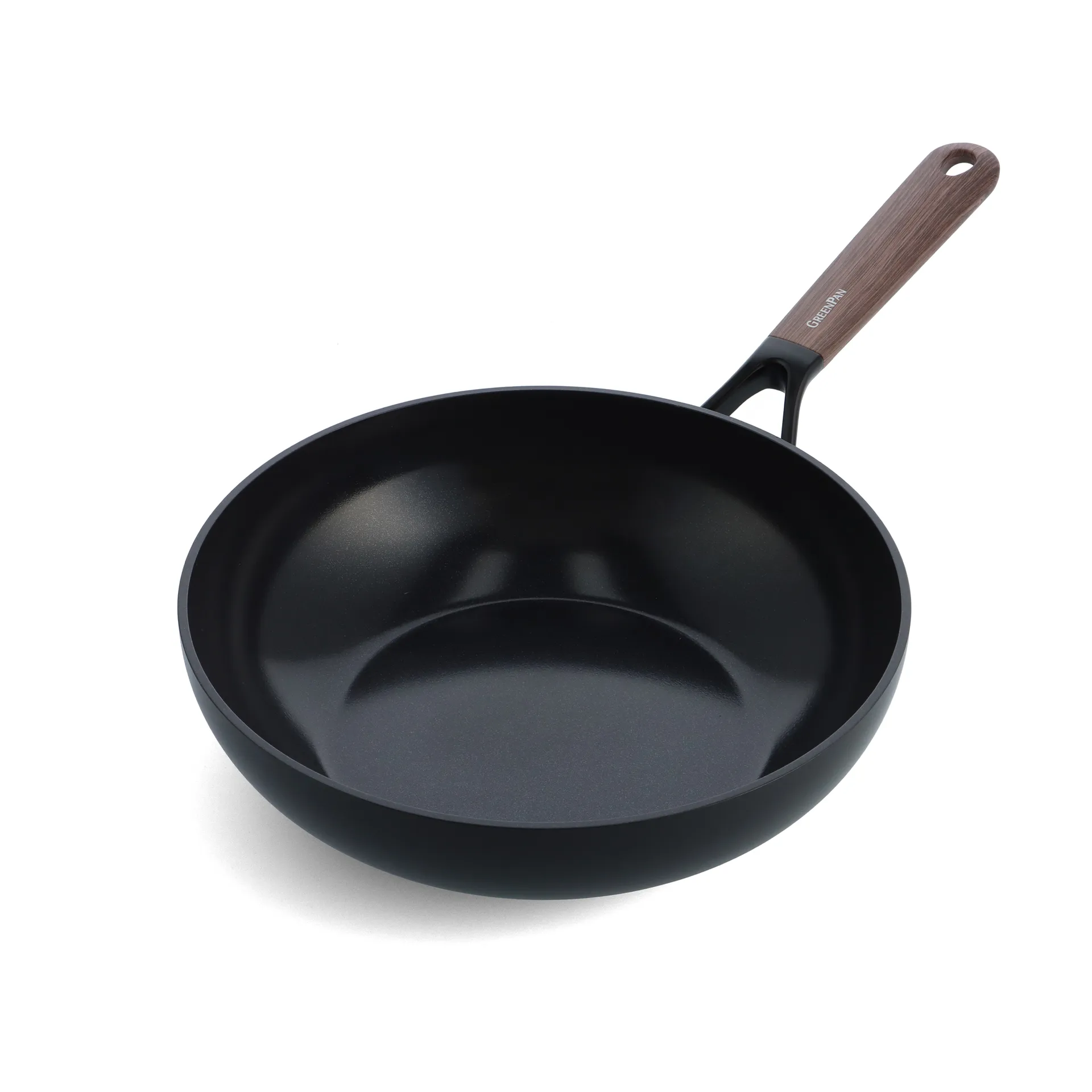 Patelnia wok Eco Smartshape 28 cm, Dark wood GreenPan