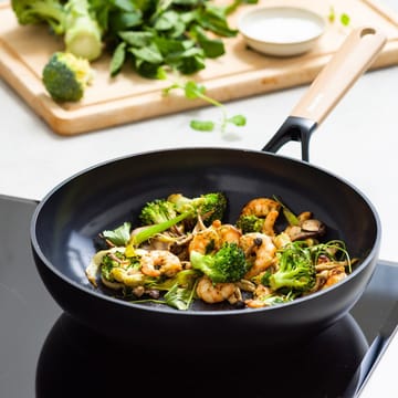 Patelnia wok Eco Smartshape 28 cm - Light wood - GreenPan