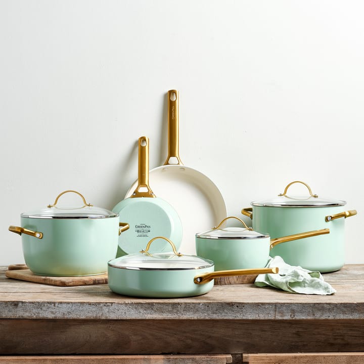 Zestaw patelni 20 + 26 cm Padova stekpanneset, Mint green GreenPan
