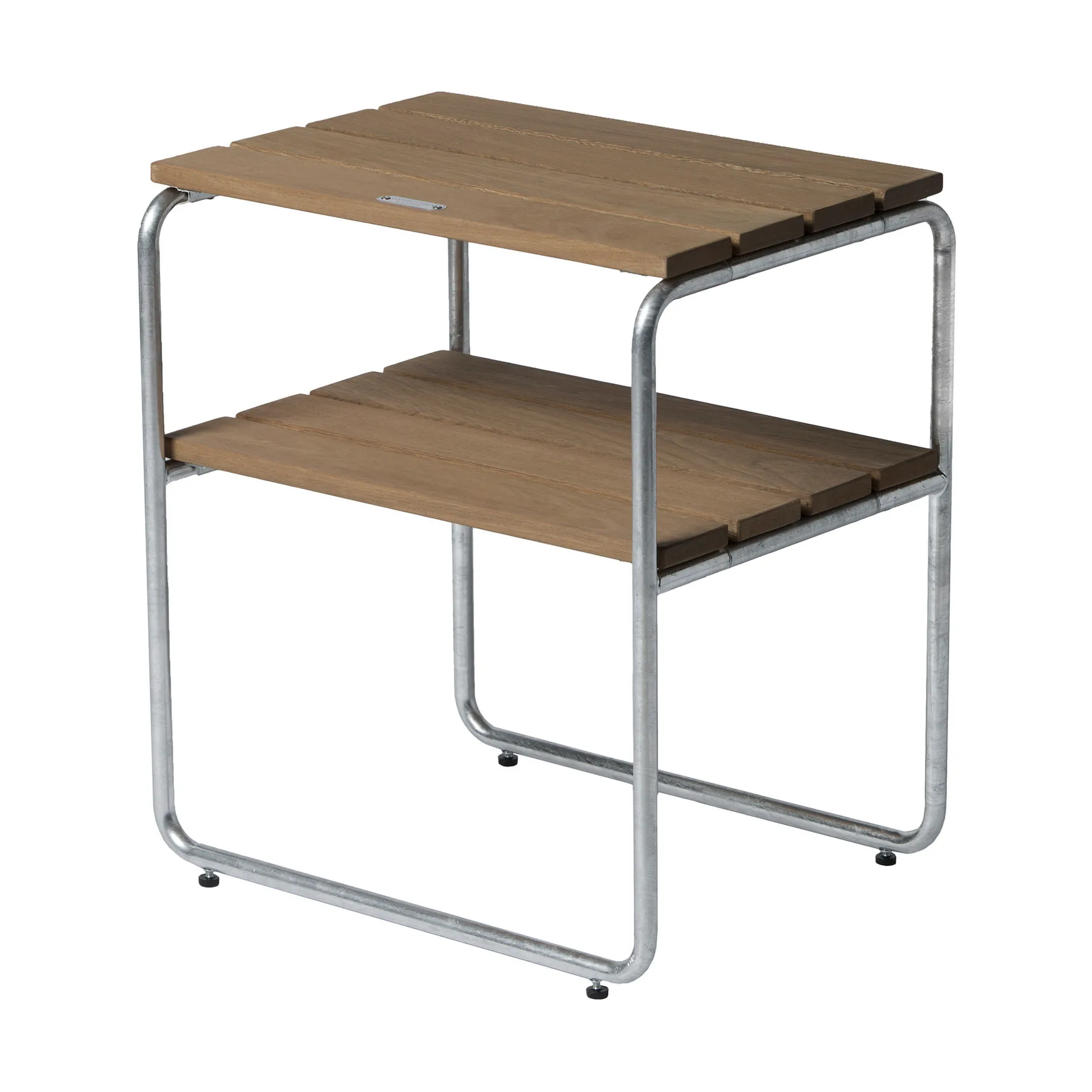 Boczny stolik Grythyttan, Dąb olejowany - ocynkowany stelaż stalowy Grythyttan Stålmöbler