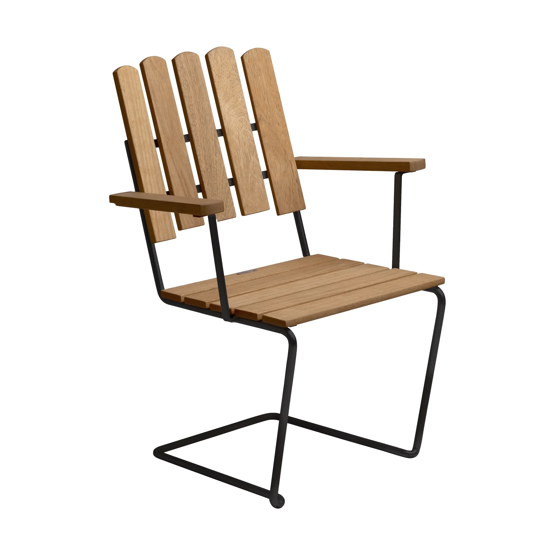 Krzesło A2, Olejowany dąb-czarny Grythyttan Stålmöbler